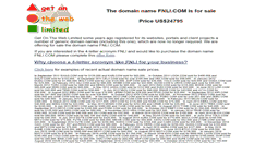 Desktop Screenshot of fnli.com